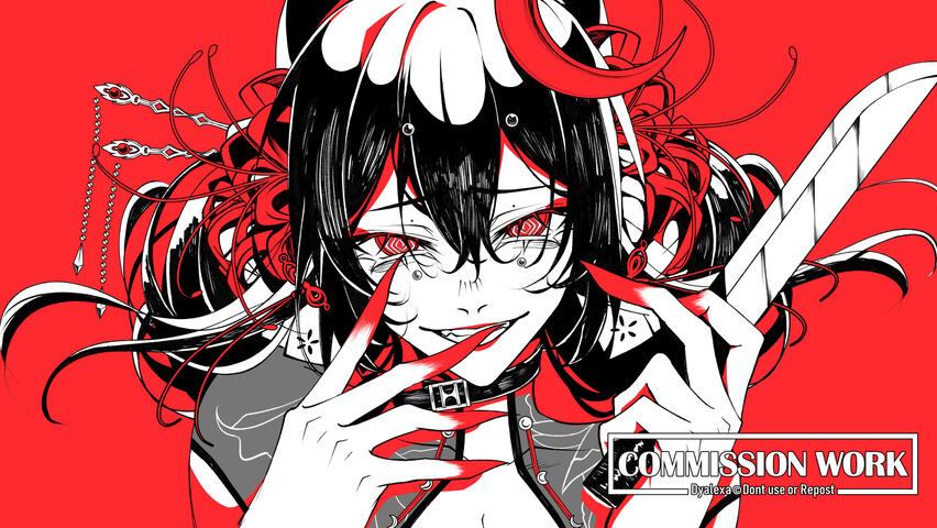 commission Aux&#39;s vtuber art